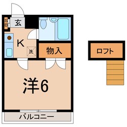 ベルトピア吹上2（奥）の物件間取画像